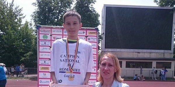 Mihai Tudor Axinte de la CSM Suceava, campion naţional la săritura &icirc;n lungime la categoria copii 2
