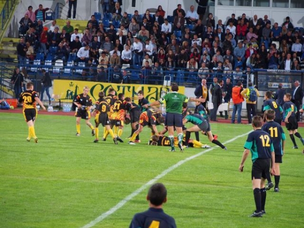Tinerii jucători din Suceava și Gura Humorului au jucat &icirc;n pauza finalei Cupei Rom&acirc;niei de la Iași
